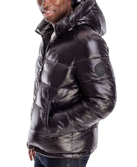 michael kors leather jacket mens uk|Michael Kors puffer jackets men's.